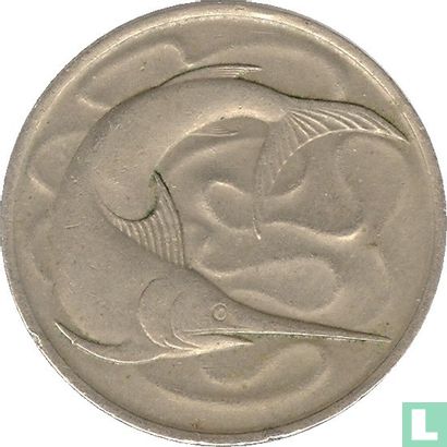 Singapore 20 cents 1968 - Image 2