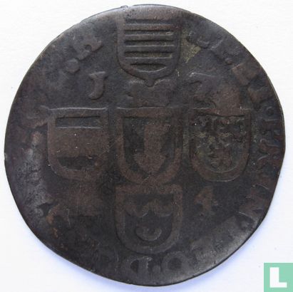 Liège 1 liard 1744 (armoiries - type 2) - Image 1