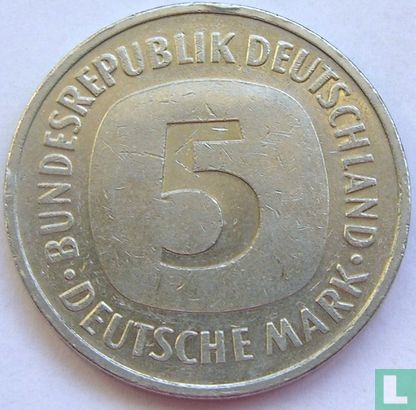 Germany 5 mark 1989 (D) - Image 2
