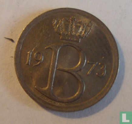 Belgium 25 centimes 1973 (FRA) - Image 1
