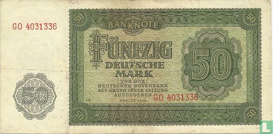 DDR 50 Deutsche Mark 1948 - Afbeelding 1