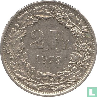 Zwitserland 2 francs 1979 - Afbeelding 1