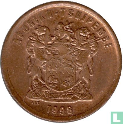 Afrique du Sud 2 cents 1998 - Image 1