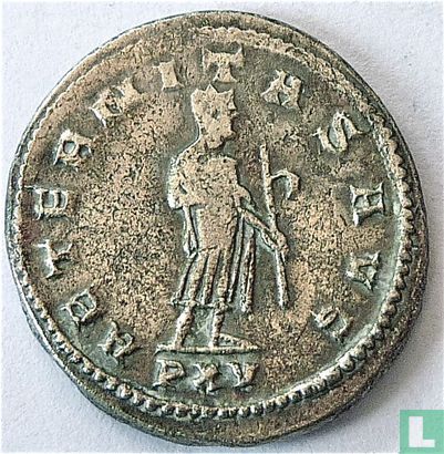 Romeinse Keizerrijk Antoninianus van Keizer Gallienus 267 n.Chr. - Afbeelding 1