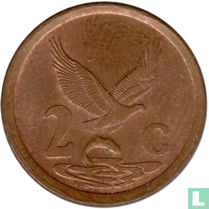 Afrique du Sud 2 cents 1998 - Image 2