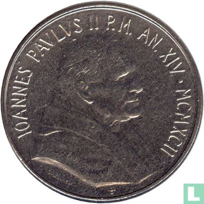 Vaticaan 50 lire 1992 - Afbeelding 1