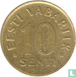 Estonia 10 senti 1992 - Image 2