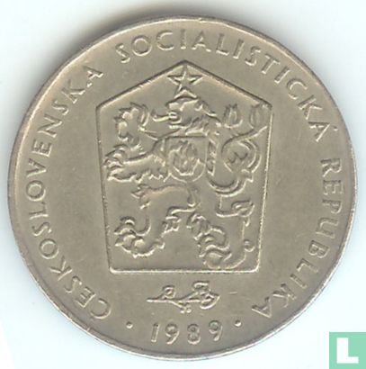Tchécoslovaquie 2 koruny 1989 - Image 1