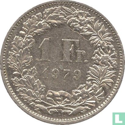 Zwitserland 1 franc 1979 - Afbeelding 1