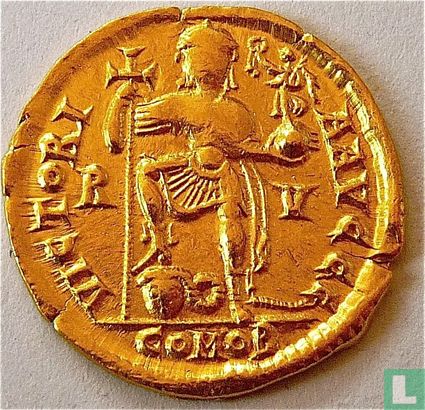 Roman Empire 1 solidus ND (426-430) - Image 1