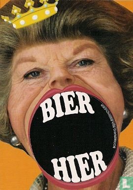 B090101 - "Bier Hier" Bea-Bierhouder - Afbeelding 1