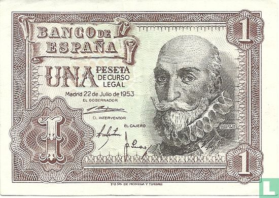 Espagne 1 peseta - Image 1