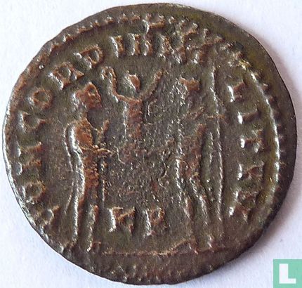 Empire romain Cyzique Antoninianus de l'empereur Maximien 295-299 ap. J.-C. - Image 1