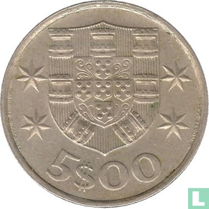 Portugal 5 escudos 1984 - Afbeelding 2