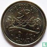 Canada 25 cents 2000 (kleurloos) "Pride" - Afbeelding 1