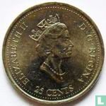 Canada 25 cents 2000 (kleurloos) "Pride" - Afbeelding 2