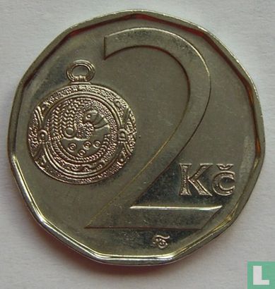 République tchèque 2 koruny 1998 - Image 2