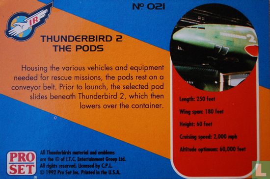 Thunderbird 2 the pods - Afbeelding 2