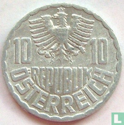 Austria 10 groschen 1976 - Image 2