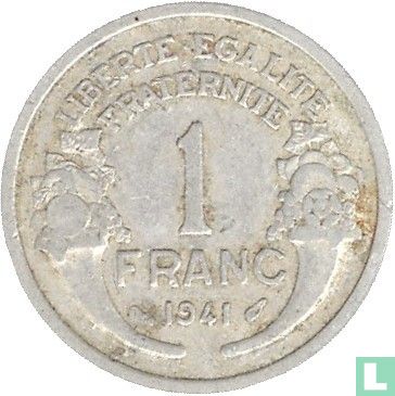 France 1 franc 1941 (aluminium) - Image 1