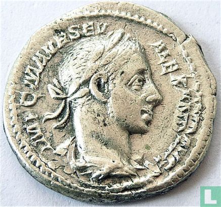 Romeinse Keizerrijk Denarius van Keizer Severus Alexander 226 n.Chr - Afbeelding 2