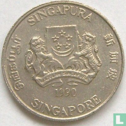 Singapour 20 cents 1990 - Image 1