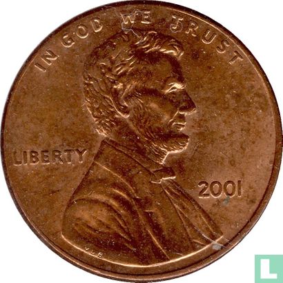 United States 1 cent 2001 (without letter) - Image 1