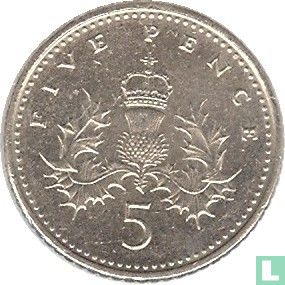 Vereinigtes Königreich 5 Pence 1998 - Bild 2