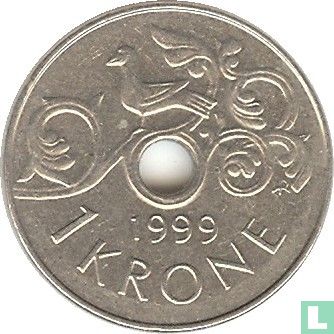 Norwegen 1 Krone 1999 - Bild 1