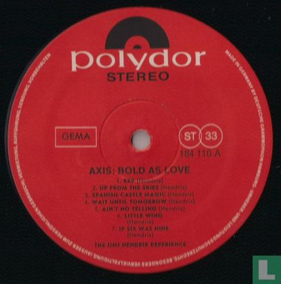 Axis: Bold as Love - Bild 3