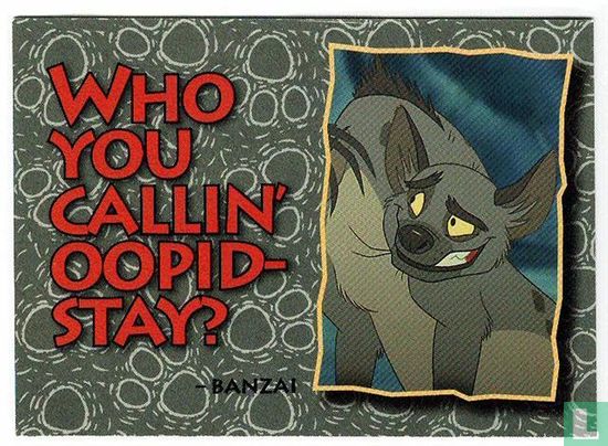 Who You Callin' Oopid-Stay? - Image 1