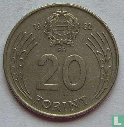 Ungarn 20 Forint 1982 - Bild 1