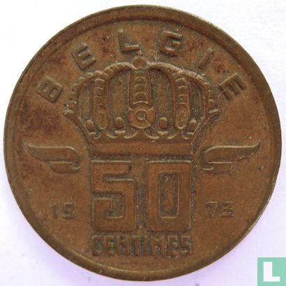 België 50 centimes 1973 (NLD) - Afbeelding 1