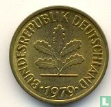 Duitsland 5 pfennig 1979 (D) - Afbeelding 1