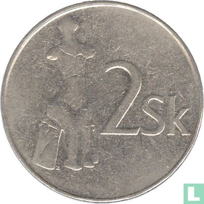 Slovakia 2 korun 1994 - Image 2
