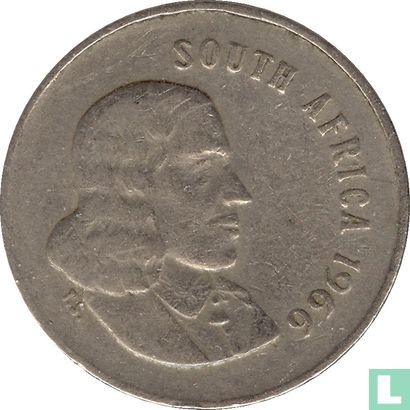 South Africa 5 cents 1966 (SOUTH AFRICA) - Image 1