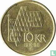 Norwegen 10 Kroner 1996 - Bild 1