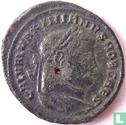 Romeinse Rijk, AE Follis, 293-305 AD, Galerius as Caesar under Diocletianus, Thessalonica, 302-303 AD - Image 2