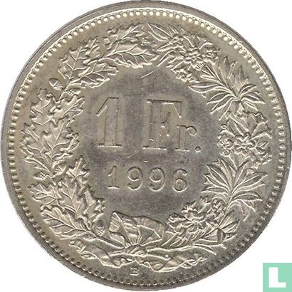 Zwitserland 1 franc 1996 - Afbeelding 1