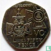 Verenigd Koninkrijk 50 pence 2006 "150th anniversary Creation of the Victoria Cross - Victoria Cross medal" - Afbeelding 2