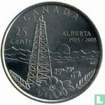 Canada 25 cents 2005 "100th anniversary of Alberta" - Image 1