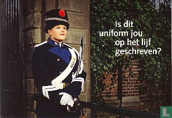 S050035a - Koninklijke Marechausee "Is dit uniform..." - Image 1