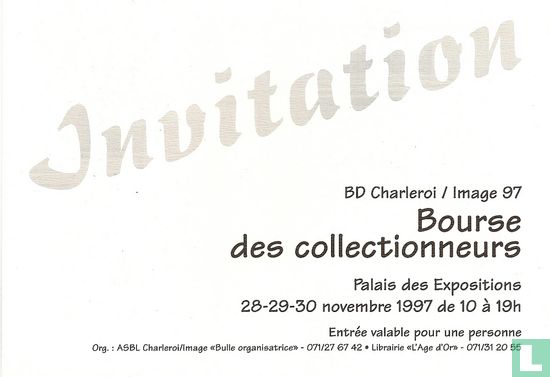 Invitation BD Charleroi / Image 97 - Afbeelding 2