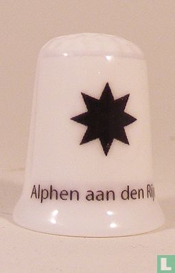 Alphen aan den Rijn gemeentevlag vingerhoedje