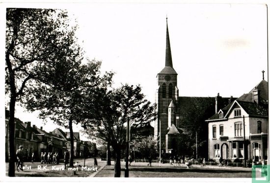 Aalst, R.K. Kerk met Markt