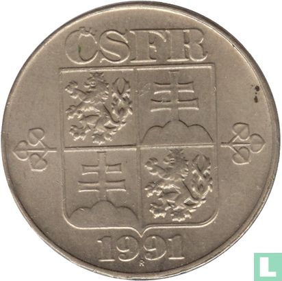 Czechoslovakia 2 koruny 1991 (Kremnica) - Image 1