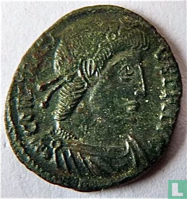 Roman Empire Siscia AE4 Kleinfollis of Emperor Constantius II 347-348 AD - Image 2
