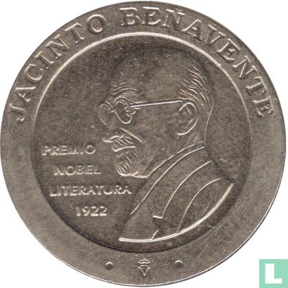 Espagne 200 pesetas 1997 "75th anniversary of Nobel Prize for Jacinto Benavente" - Image 2