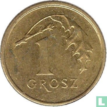Polen 1 Grosz 2002 - Bild 2