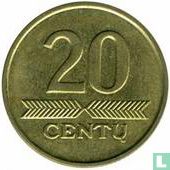 Lithuania 20 centu 2007 - Image 2